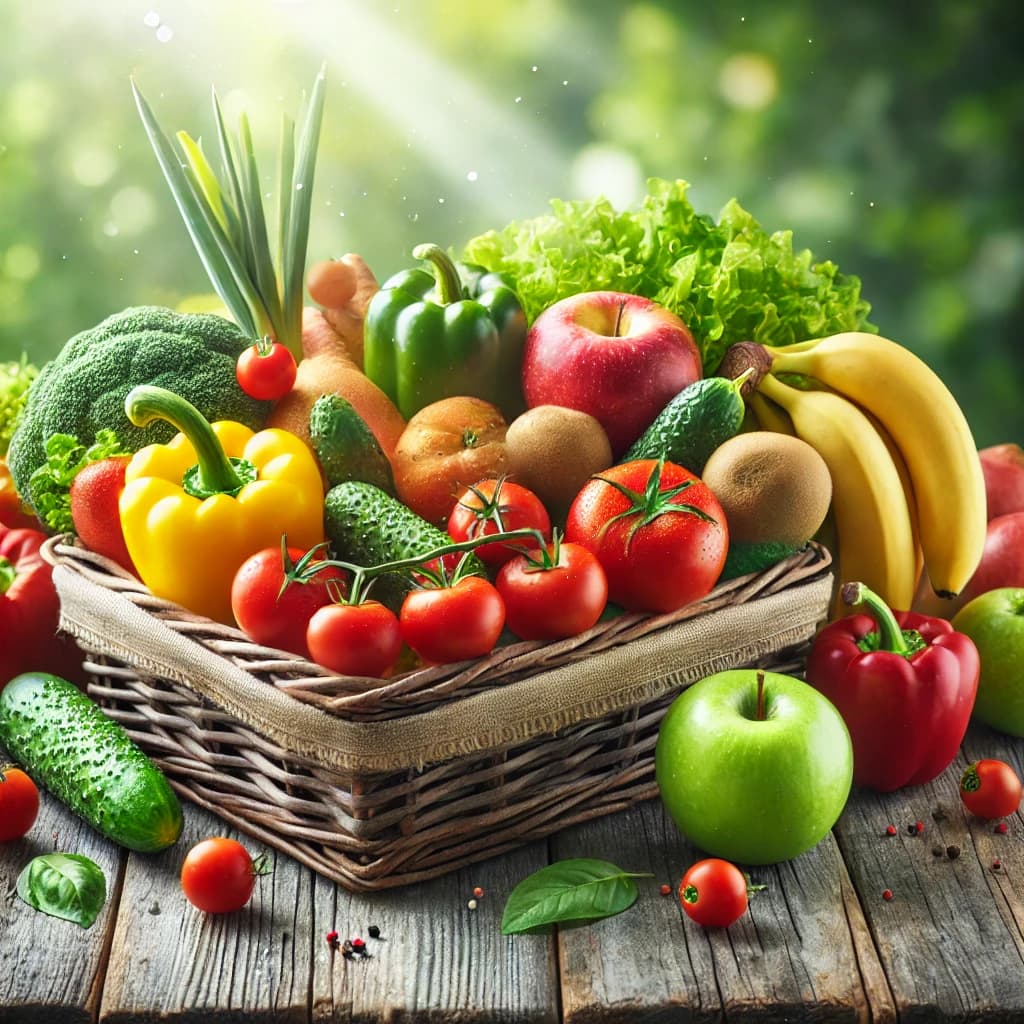 Fresh hydroponic vegetables